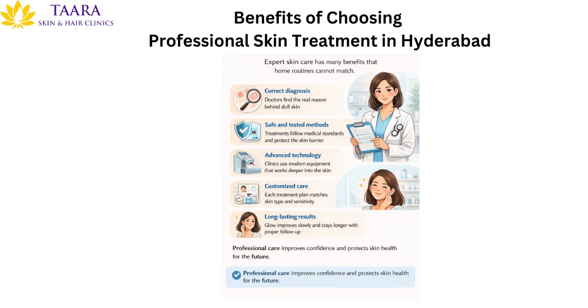 Benefits of choosing professional skin treatment in hyderabad