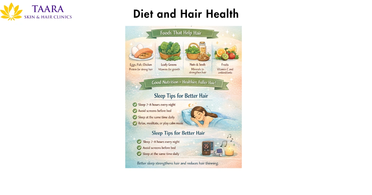 Diet and Hair Health-hair thinning treatment 