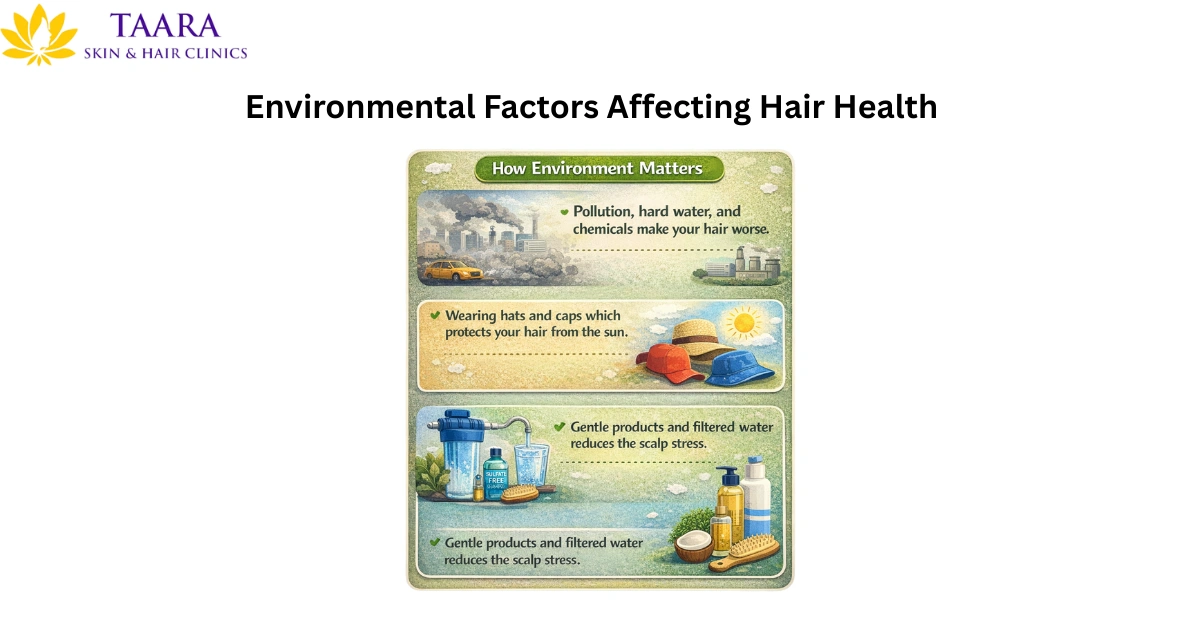 Environmental Factors Affecting Hair Health-dandruff treatment in hyderabad -dandruff treatment in hyderabad