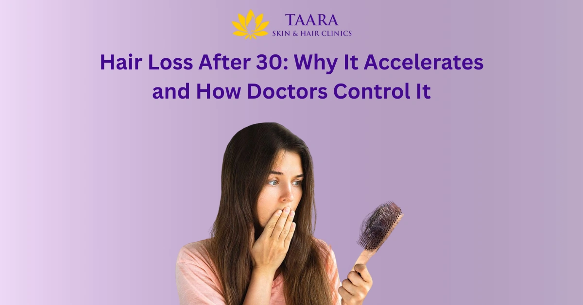 Hair Loss After 30: Why It Accelerates and How Doctors Control It