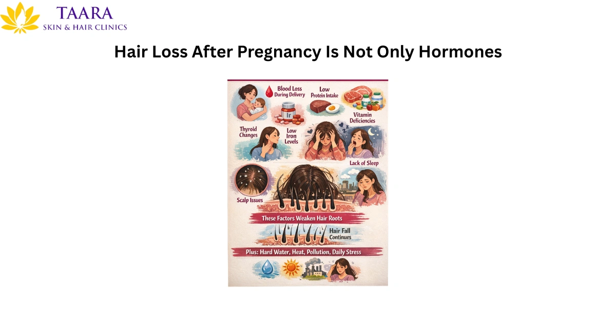 Hair Loss After Pregnancy Is Not Only Hormones-postpartum hair loss treatment
