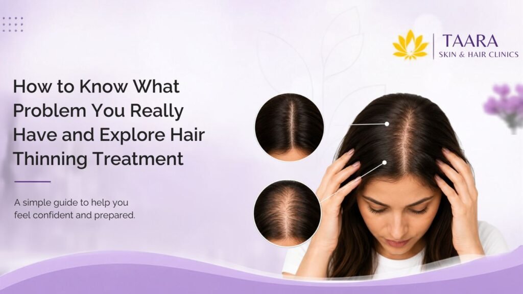 How to Know what problem for hair thinning