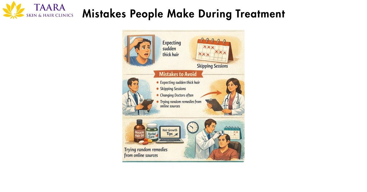 Mistakes People Make During Treatment-hair regrowth treatment hyderabad