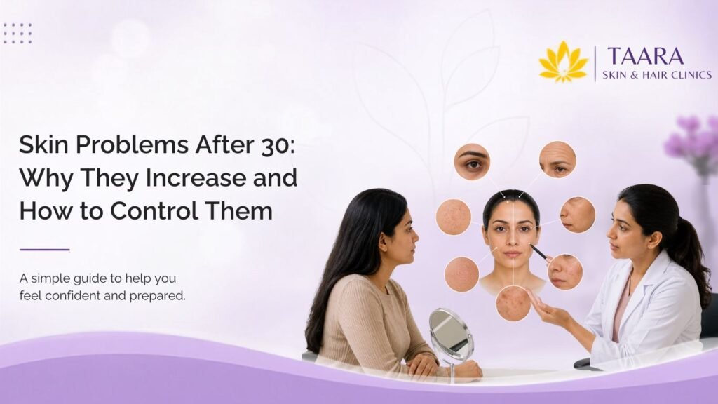 skin problems after 30