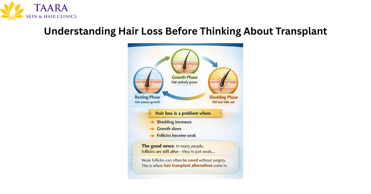 Understanding Hair Loss Before Thinking About Transplant-hair transplant alternatives
