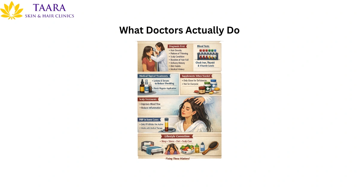 What Doctors Actually Do-postpartum hair loss treatment
