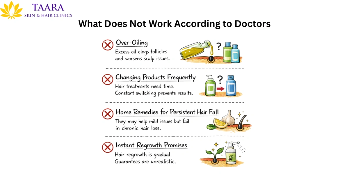 What Does not work according to doctors-Hair fall treatment hyderabad