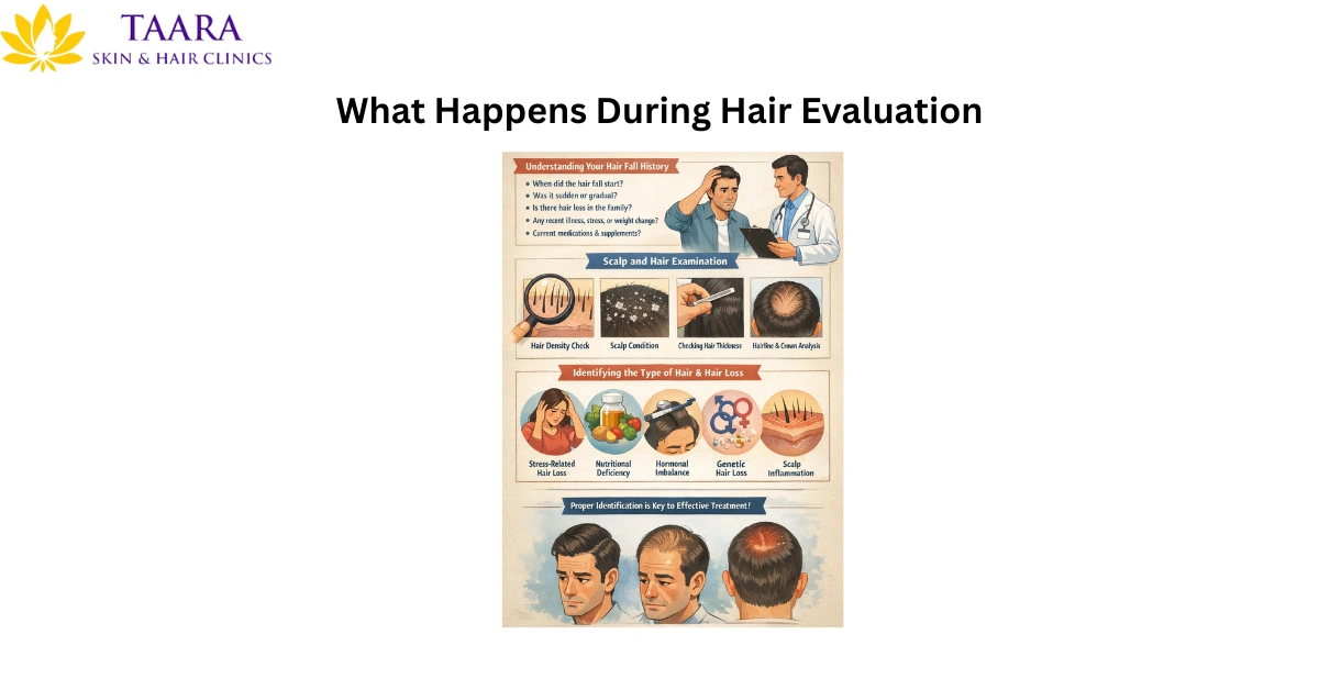 What Happens During Hair Evaluation-hair clinic near me