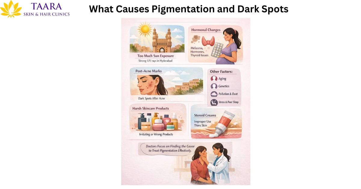 What causes Pigmentation and Dark Spots