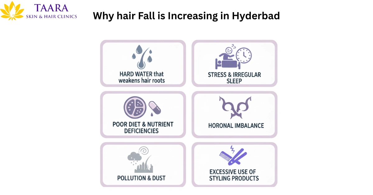 Why hair Fall is Increasing in Hyderabad-Why hair Fall is Increasing in Hyderbad