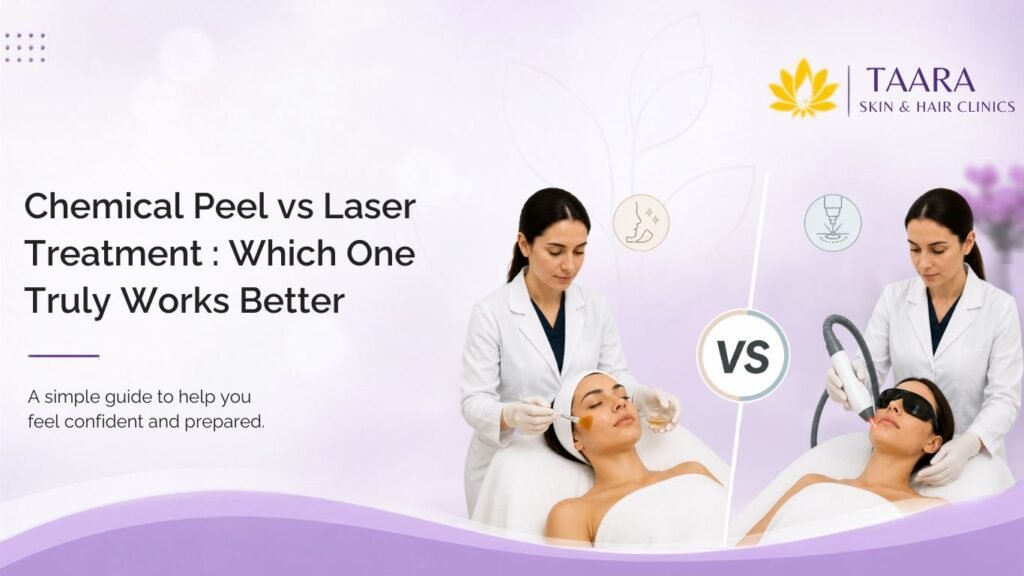 chemical peel vs laser treatment