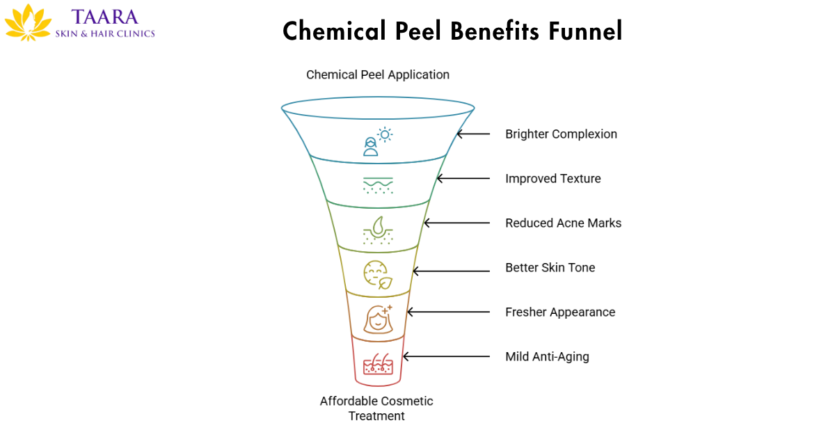 chemical peel benefits funnel